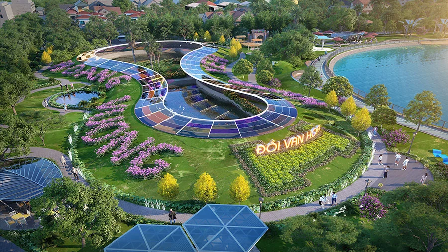 Tiện ích đồi vạn hoa tại economy city