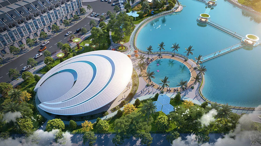 Clubhouse tại dự án economy city hưng yên